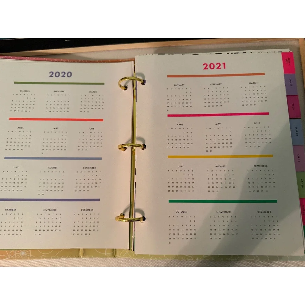 Amika Planner 3-Ring Binder Sticker Sheets Graphic hair care
